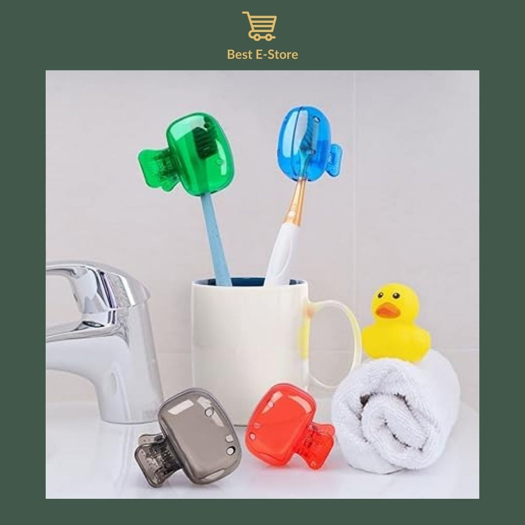 🎒 Protecteurs de brosse à dents portables: Compagnons de voyage colorés et hygiéniques 🌟