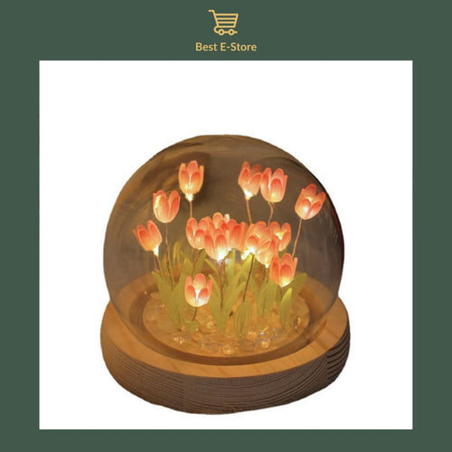 Bezaubernde Tulpenlampe: Gemütliches Ambiente & perfekte Geschenkidee ✨