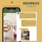🌼 Fusion Florale: Coupes Verre Double Paroi