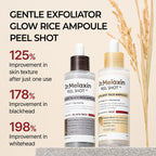 Dr.Melaxin - Peel Shot Glow Rice Ampoule Duo (Black + White)