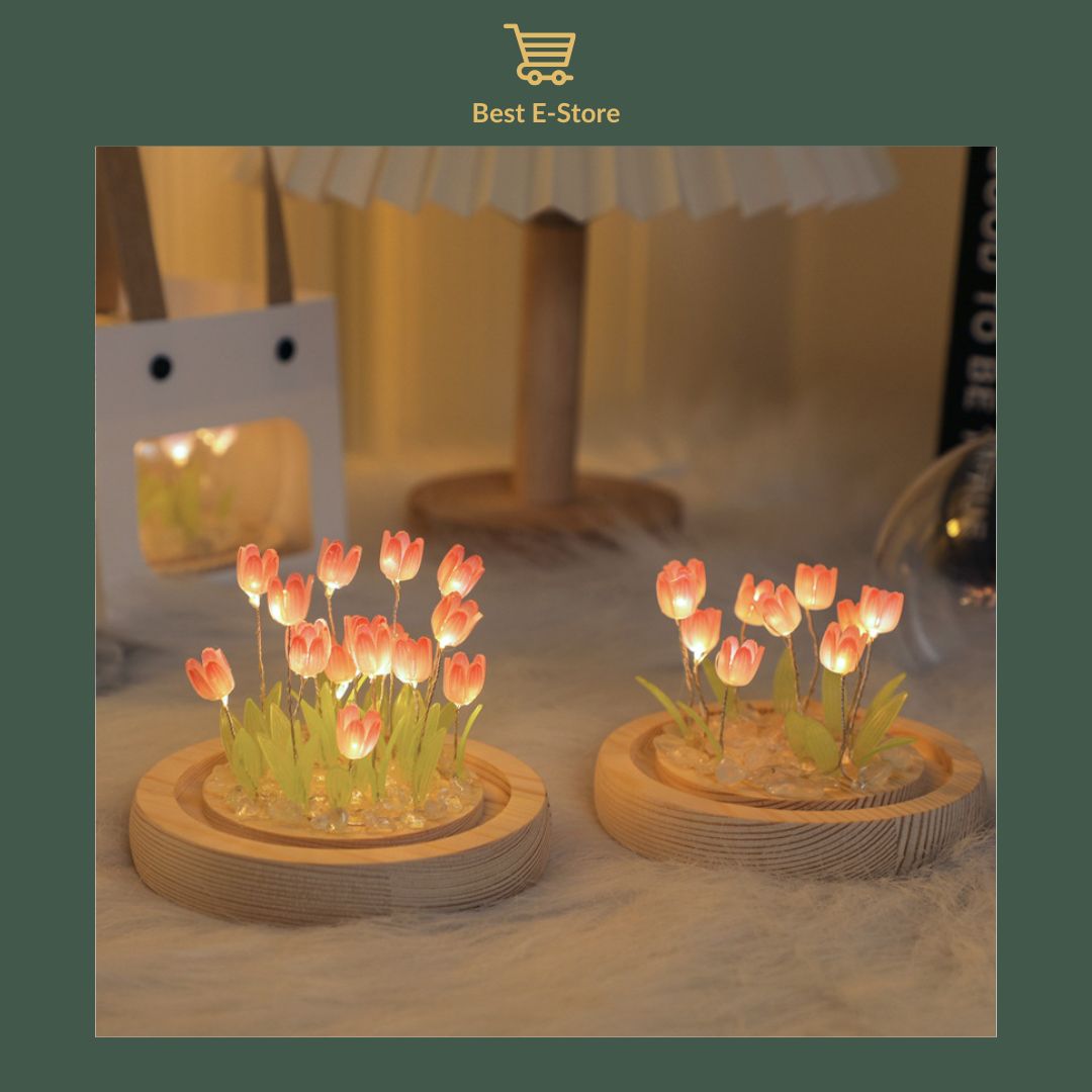 Bezaubernde Tulpenlampe: Gemütliches Ambiente & perfekte Geschenkidee ✨