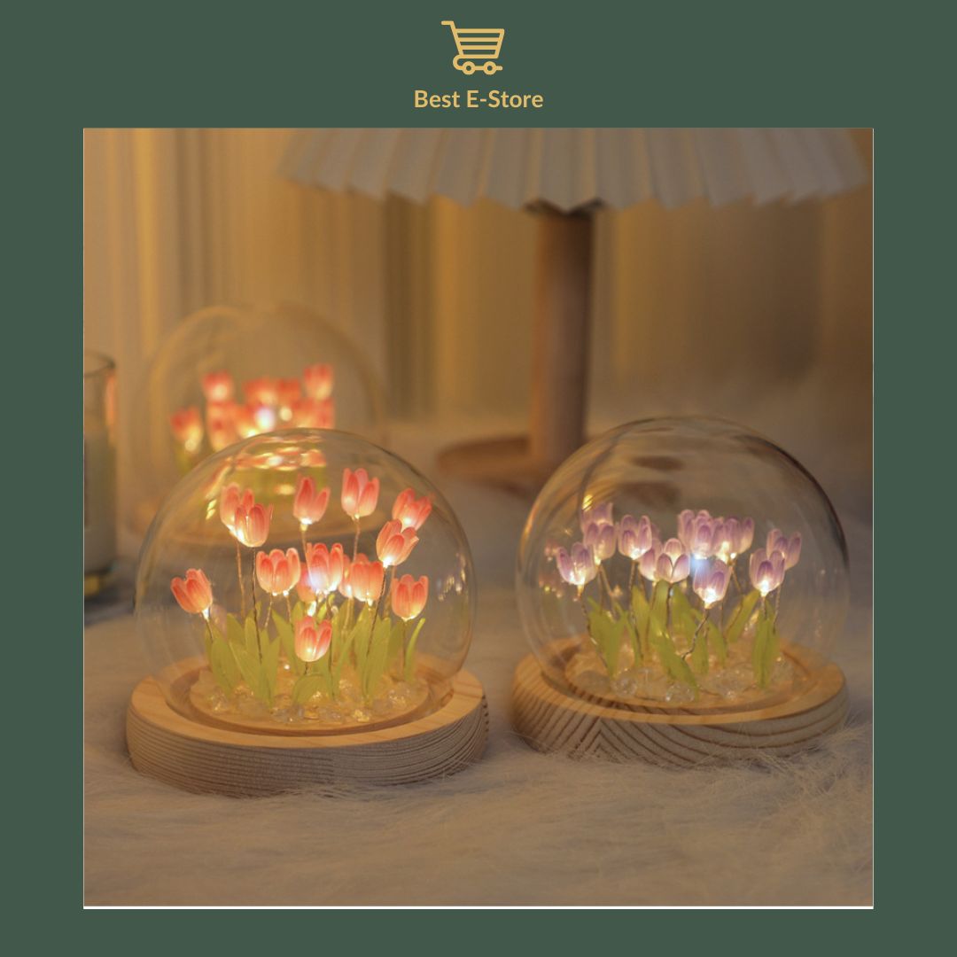 Betoverende tulpenlamp: Gezellige sfeer & perfect cadeau-idee ✨