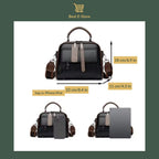👜 Elegant Leather Shoulder Bag:  Stylish & Spacious ✨