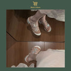 Milky White Sequined Shoes – Shine in Comfort & Style 👟