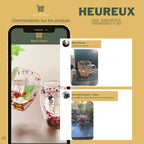 🌼 Fusion Florale: Coupes Verre Double Paroi