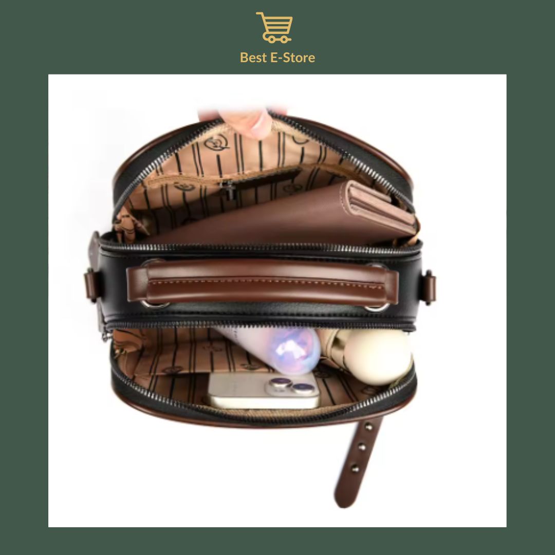 👜 Elegante leren schoudertas: Stijlvol en ruim ✨