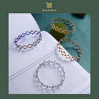 🎁 Il regalo perfetto: Anello Bangle convertibile con scintillanti CZ Glamour 💎