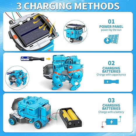 STEM Projects for Kids Ages 8-12, Science Kits, Solar Space Toys Gifts for 8 9 10 11 12 Year Old Teen Boys Girls, 120Pcs STEM Building Robots Toys for Teenage Ages 8 9 10 11 12
