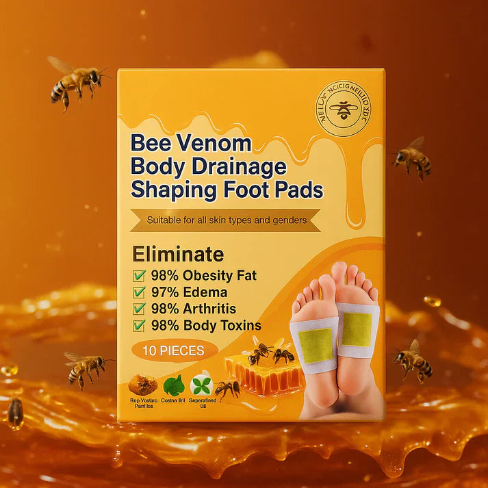 Bee Venom Lymphatic Drainage & Slimming Foot Patches 🌿👣
