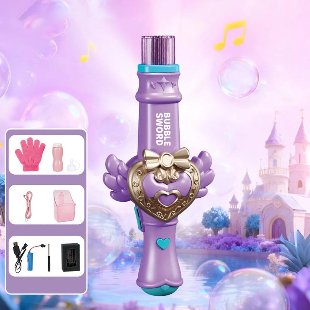 Electric Princess Wand Colorful Smoke Bubble Stick