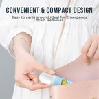 Stain Remover for Clothes Roller-Ball Cleaner White Cotton Clothes Stain Remover Roll Bead Design Instant Stain Remover for Cotton, Linen, Polyester,Blended Fabric, Denim, Down Jacket etc.