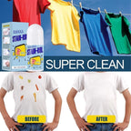 Stain Remover for Clothes Roller-Ball Cleaner White Cotton Clothes Stain Remover Roll Bead Design Instant Stain Remover for Cotton, Linen, Polyester,Blended Fabric, Denim, Down Jacket etc.