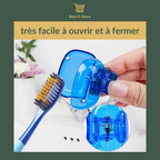 🎒 Protecteurs de brosse à dents portables: Compagnons de voyage colorés et hygiéniques 🌟