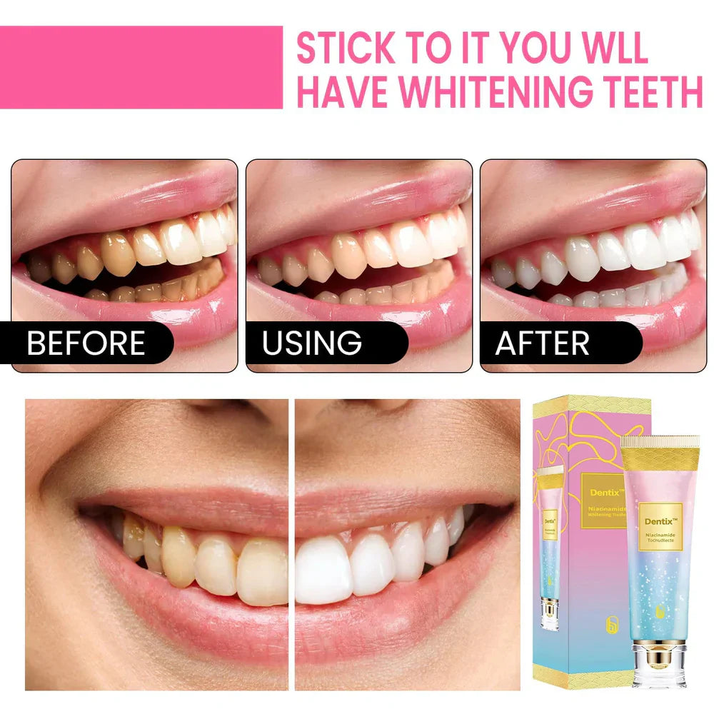 Niacinamide Whitening Toothpaste For Healthier, Whiter Teeth