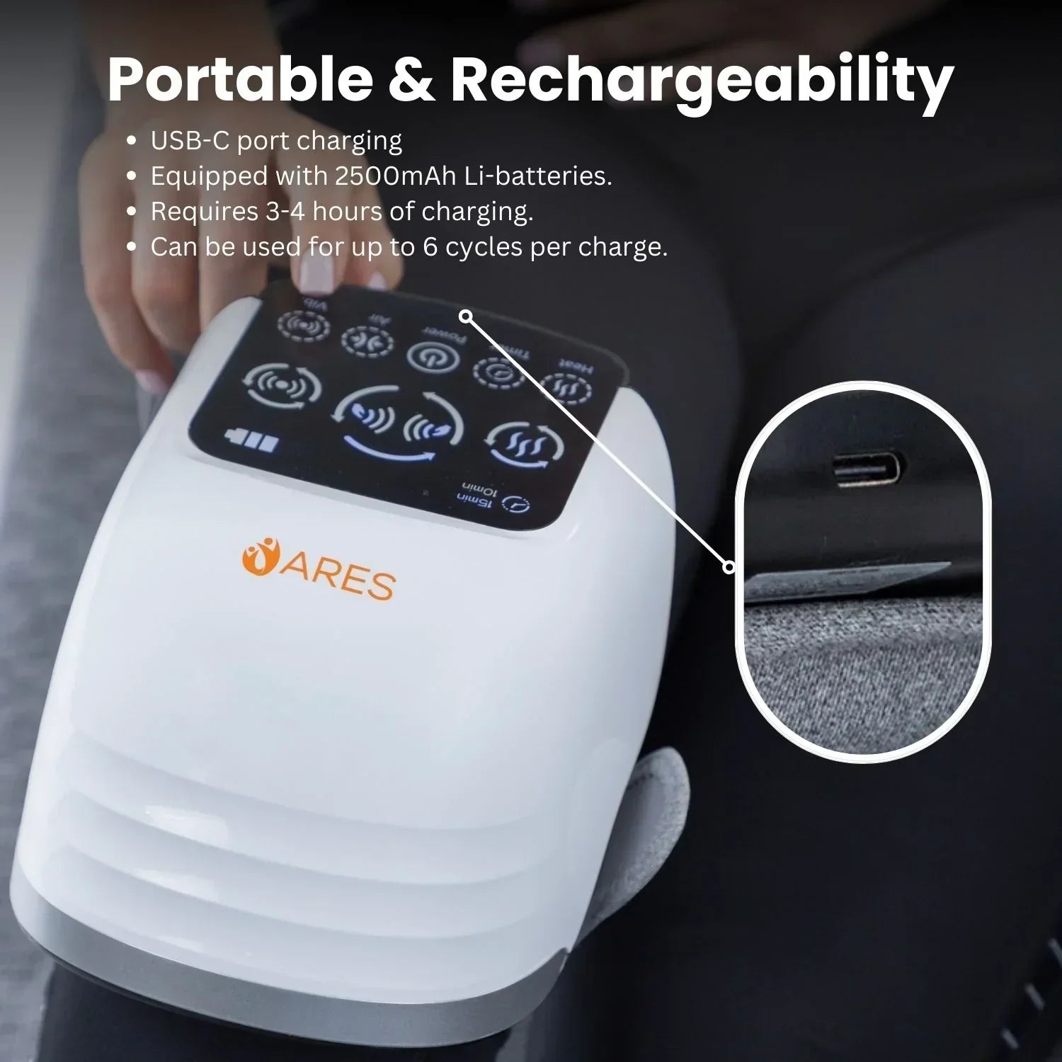 Electric Heating Knee Massager