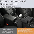 5-in-1 Car Armrest Cushion Cover – Center Console Cover with Cup Holder, Tissue Box Slot, Phone Slot