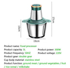 3L Stainless Steel Food Processor