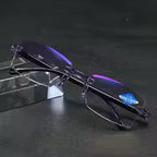 Rimless Anti Blue Ray Reading Glasses Men Women